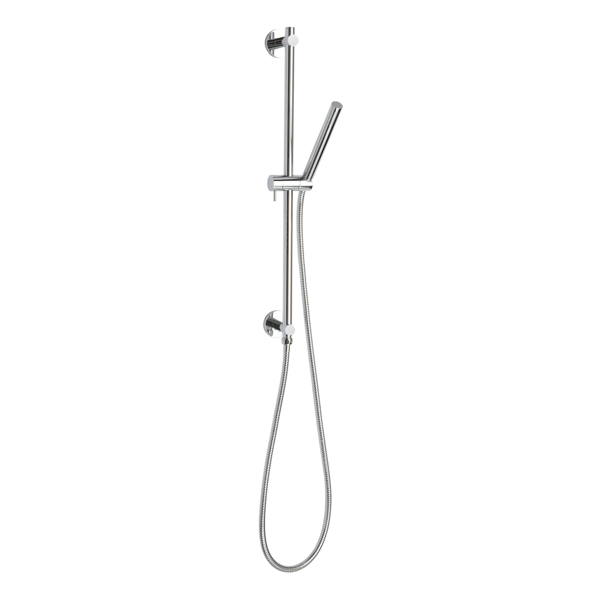 ThermaSol Shower Rail, Hose, and Wand Fixture, Round