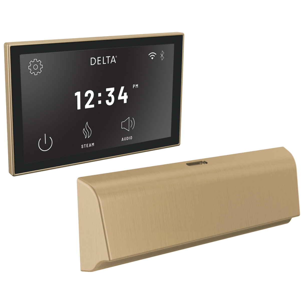 Delta SteamScape Deluxe System Digital Interface and Steam Head