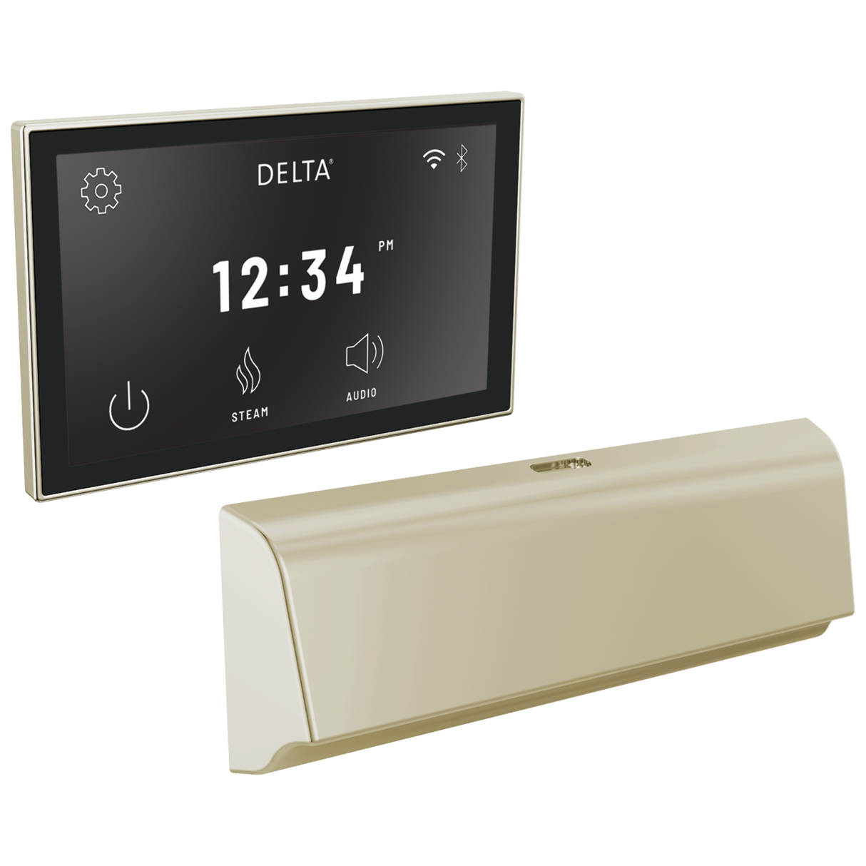 Delta SteamScape Deluxe System Digital Interface and Steam Head