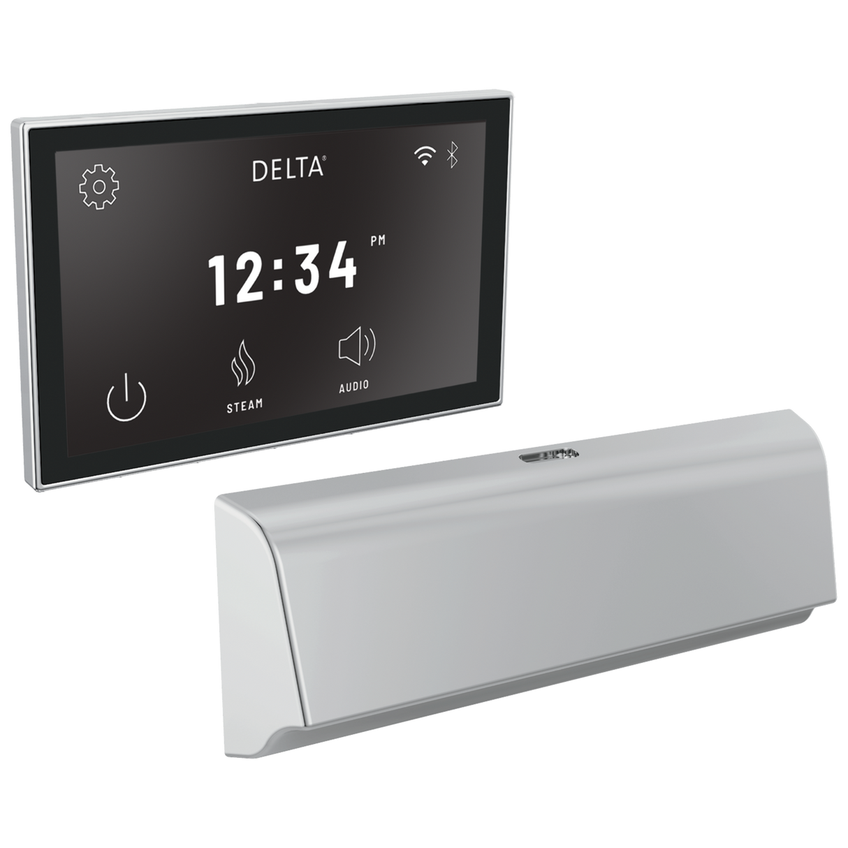 Delta SteamScape Deluxe System Digital Interface and Steam Head