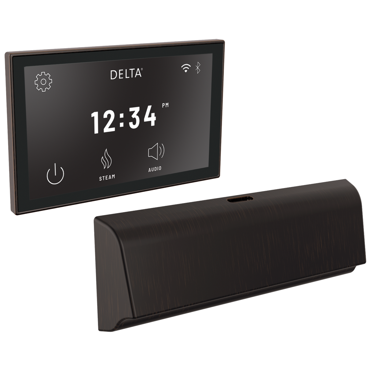 Delta SteamScape Deluxe System Digital Interface and Steam Head