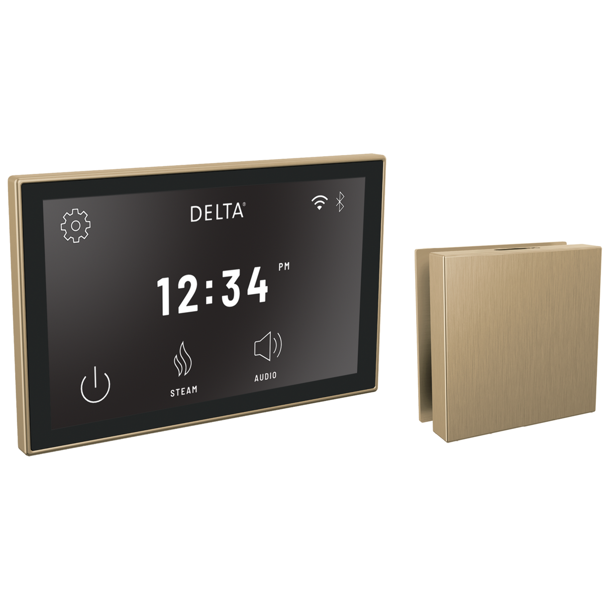 Delta SteamScape Deluxe System Digital Interface and Steam Head