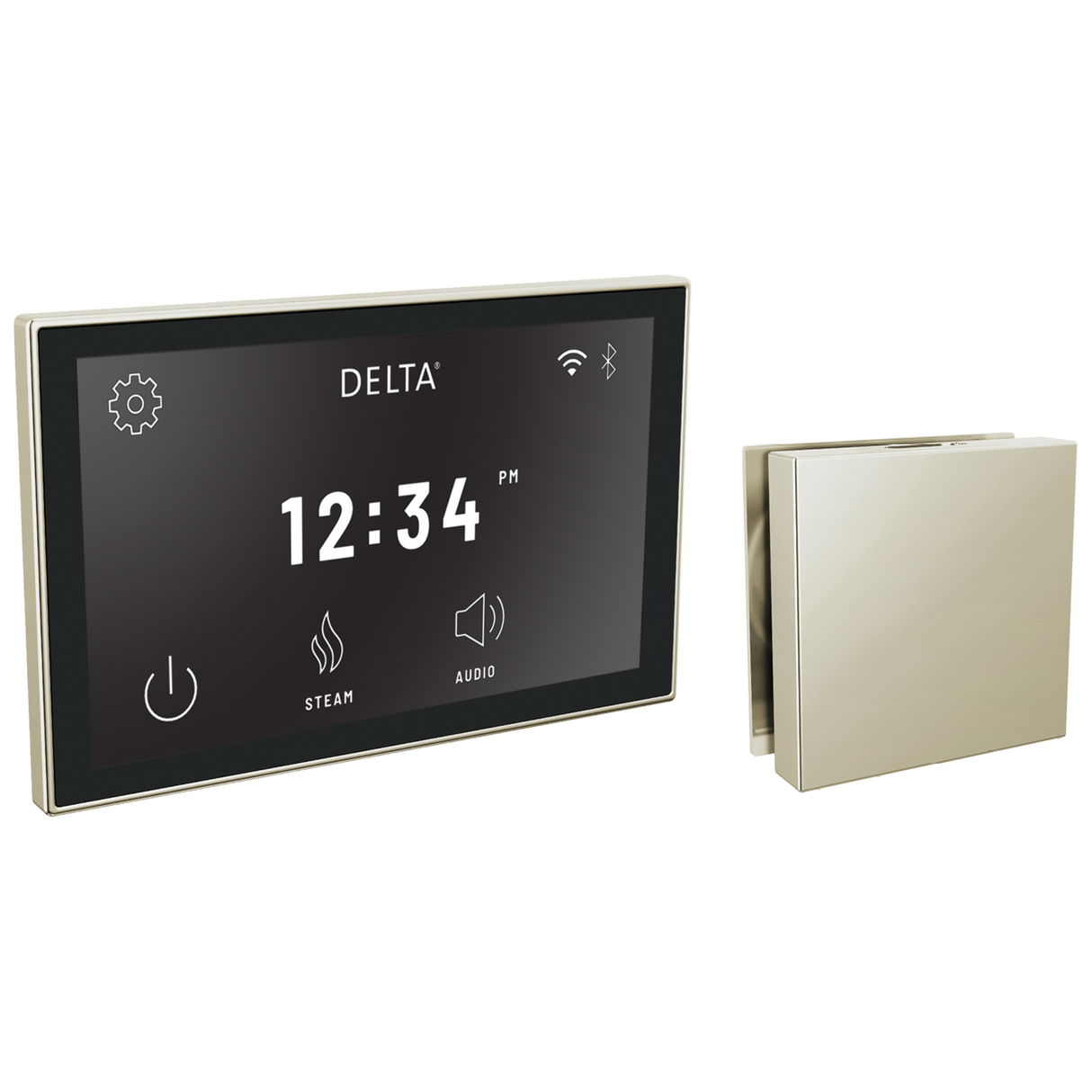 Delta SteamScape Deluxe System Digital Interface and Steam Head
