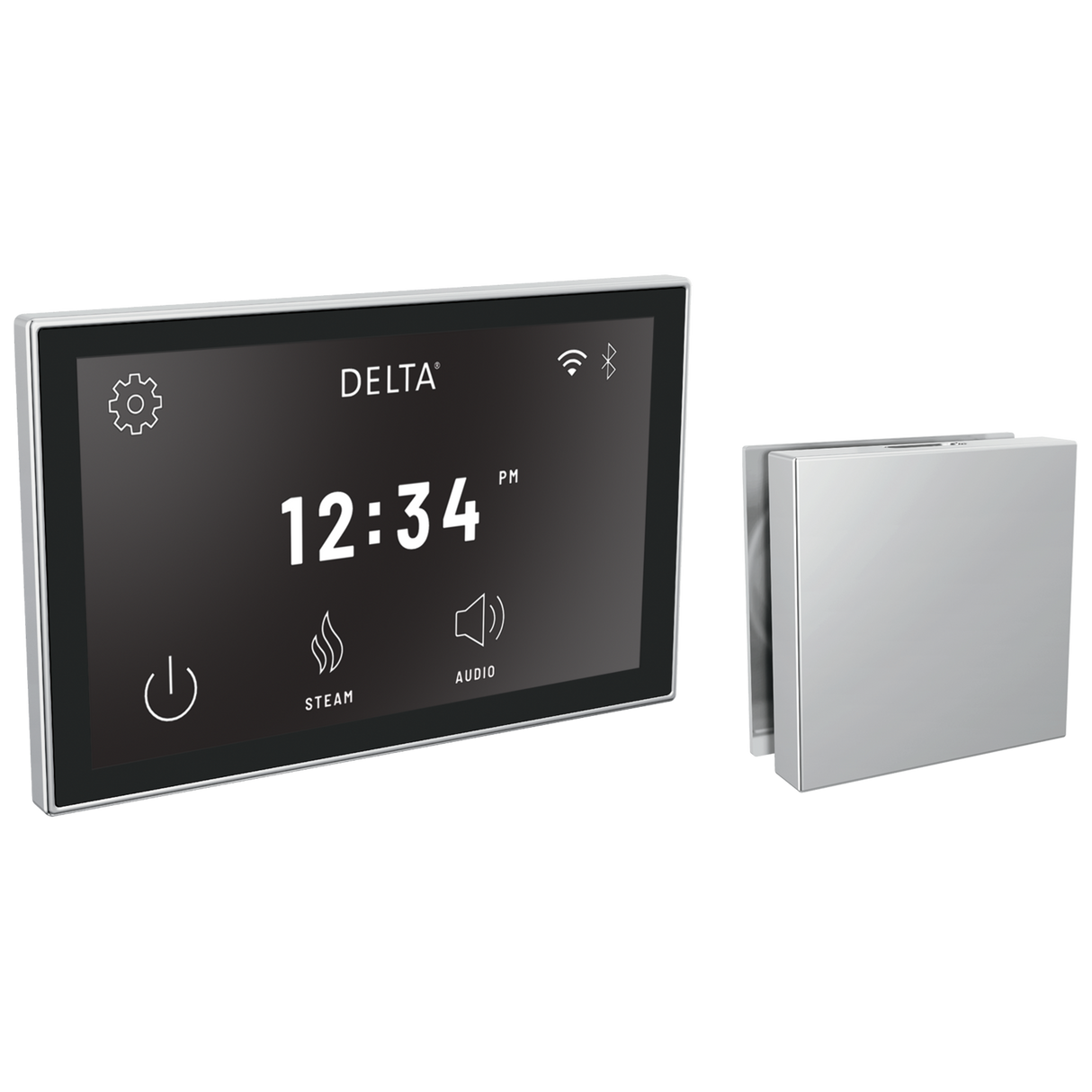 Delta SteamScape Deluxe System Digital Interface and Steam Head