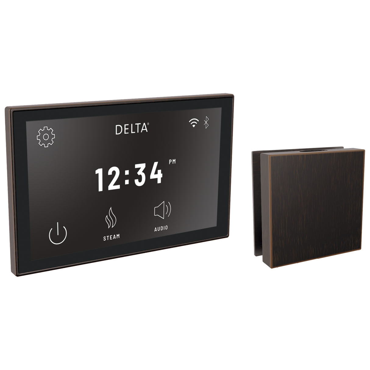 Delta SteamScape Deluxe System Digital Interface and Steam Head