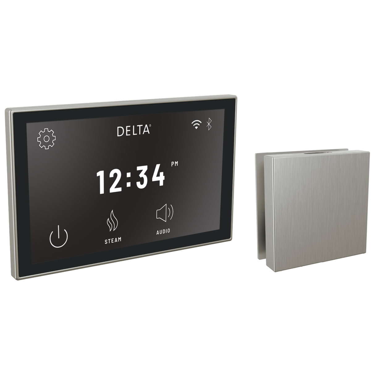 Delta SteamScape Deluxe System Digital Interface and Steam Head