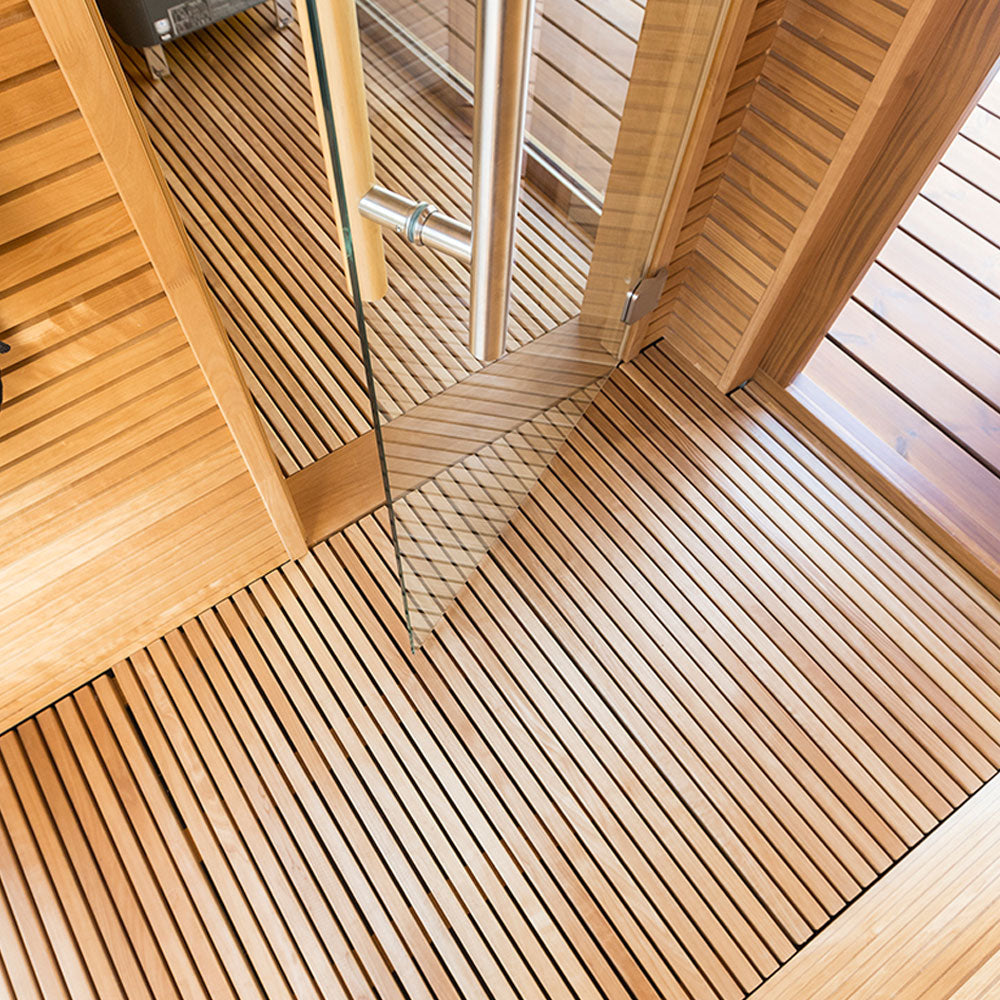 Auroom Natura Outdoor Cabin Sauna Kit with Lounge