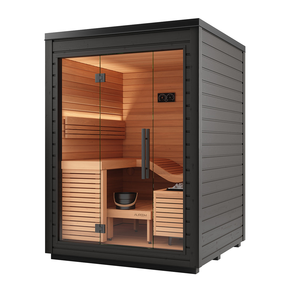 Auroom Aura Modular Outdoor Sauna, 2 Person