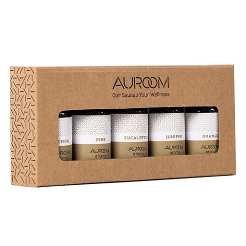 Auroom Sauna Aroma Oil Set, 15 mL Bottles