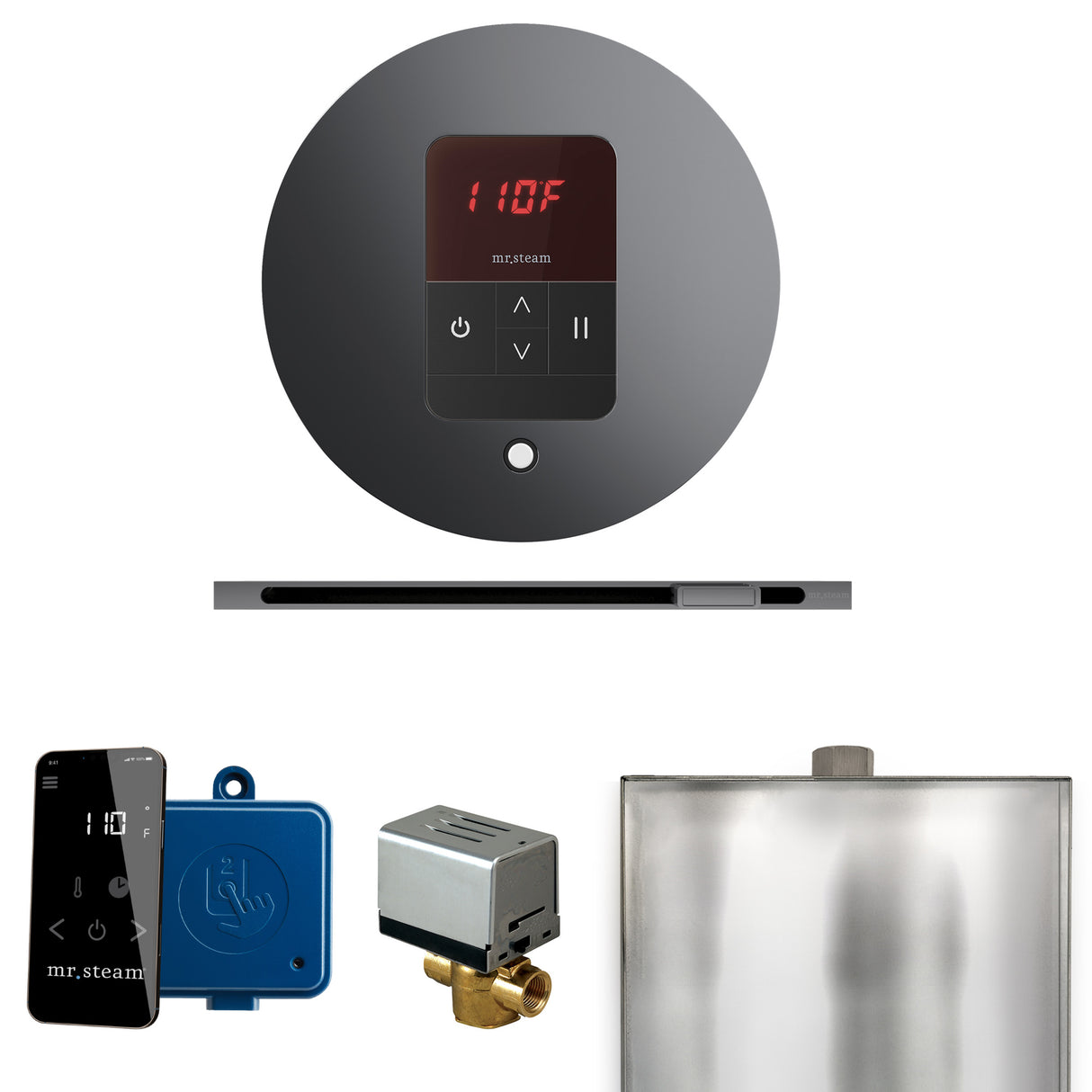 Mr.Steam Basic Butler Linear Steam Shower Control Package