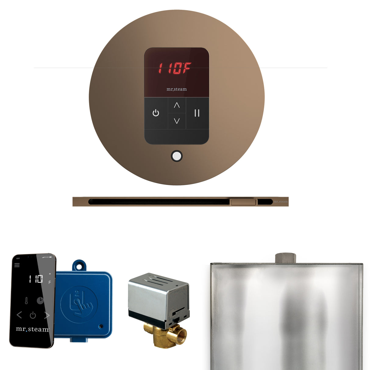 Mr.Steam Basic Butler Linear Steam Shower Control Package