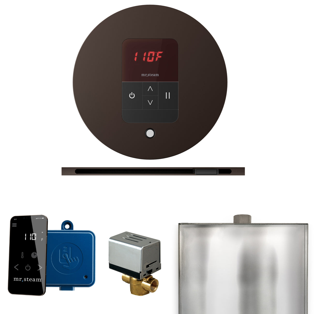 Mr.Steam Basic Butler Linear Steam Shower Control Package