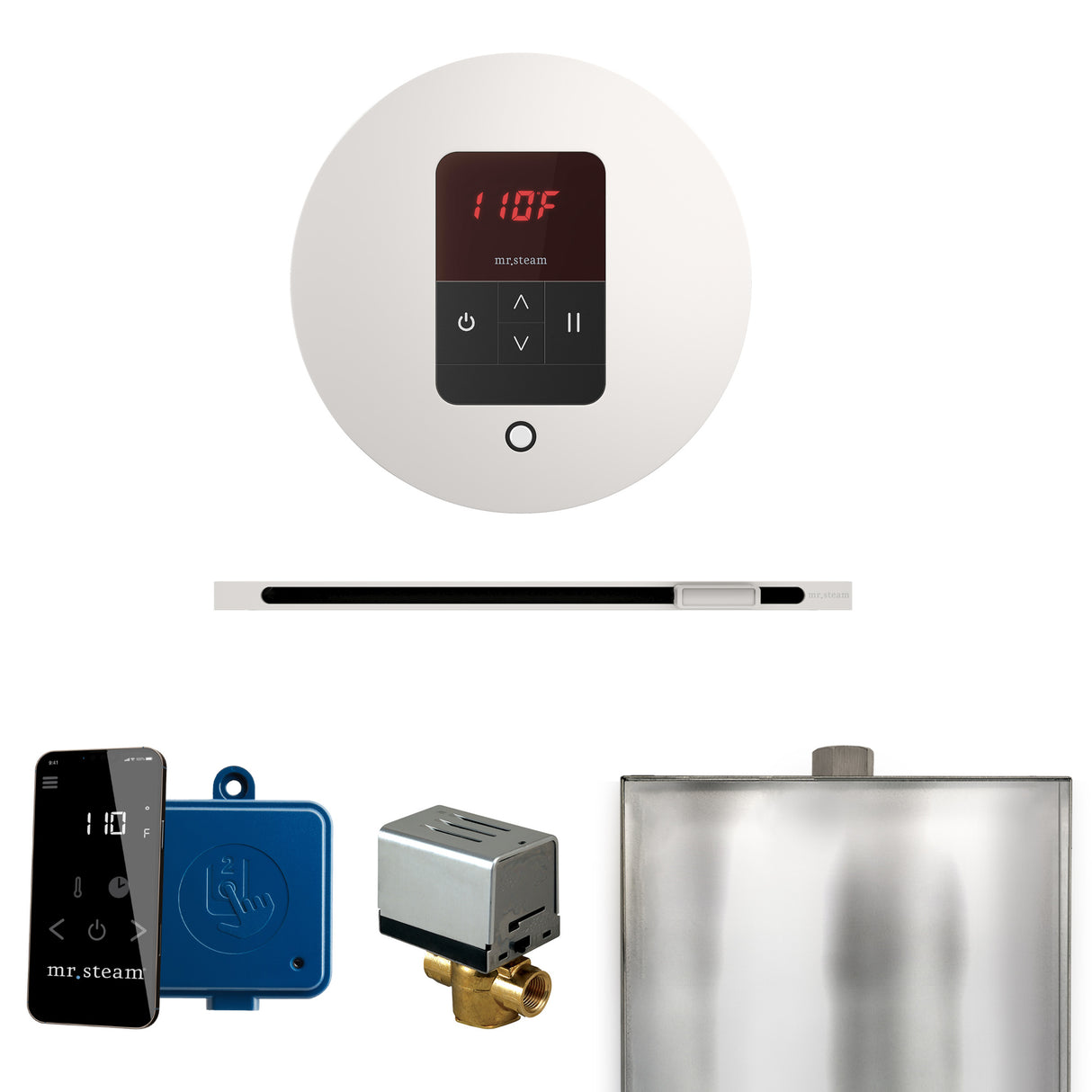 Mr.Steam Basic Butler Linear Steam Shower Control Package