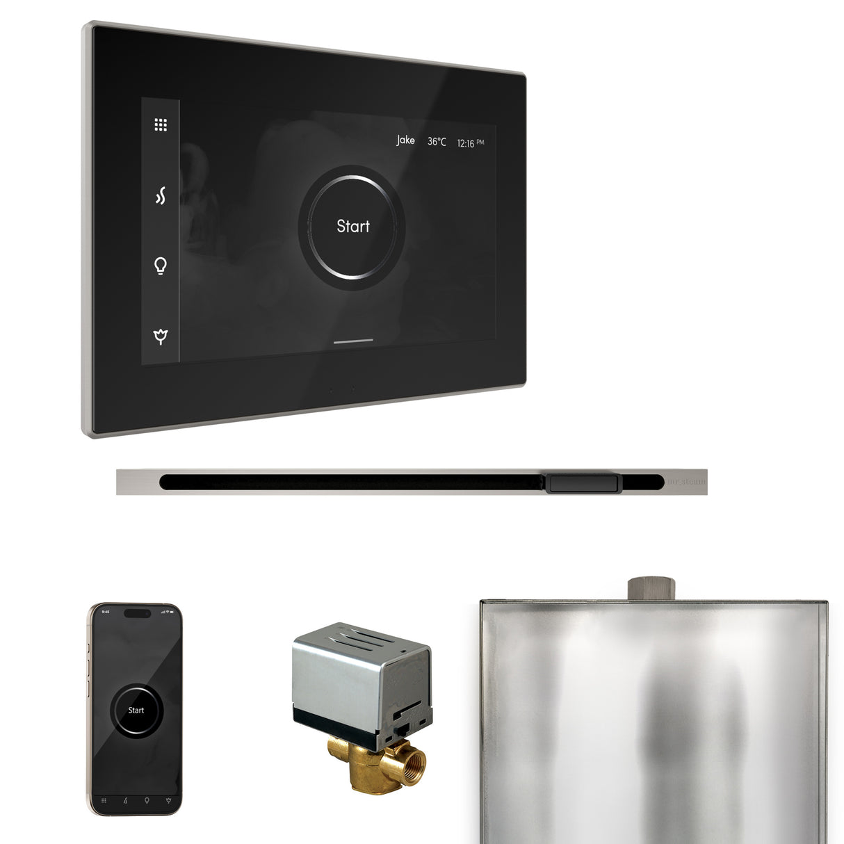 Mr.Steam Xbutler Linear Steam Shower Control Package