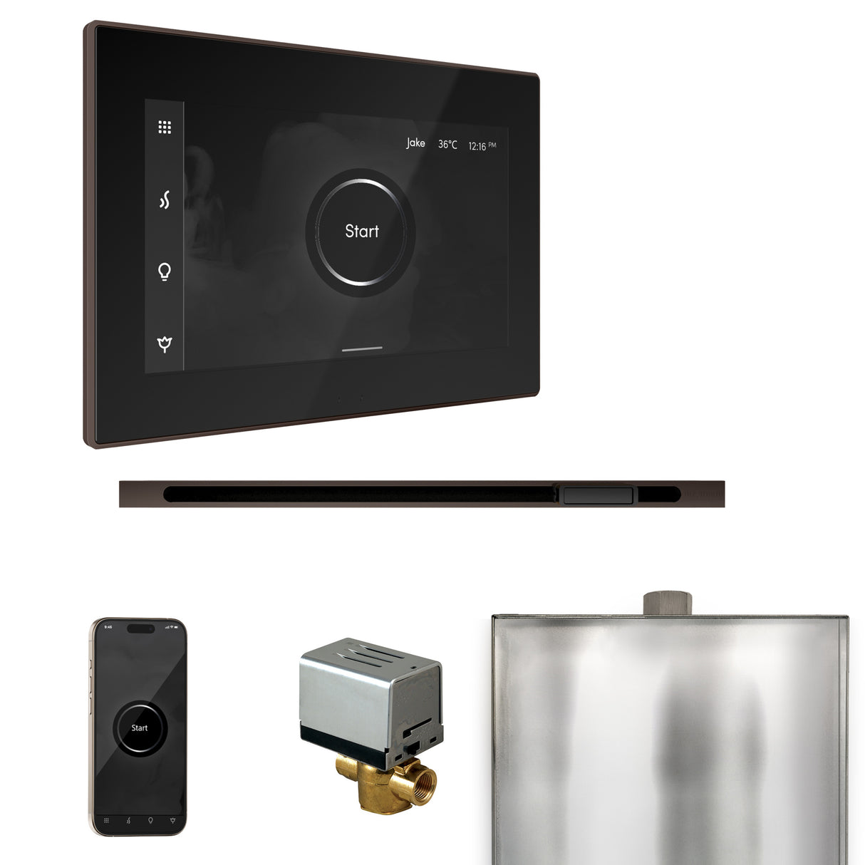 Mr.Steam Xbutler Linear Steam Shower Control Package