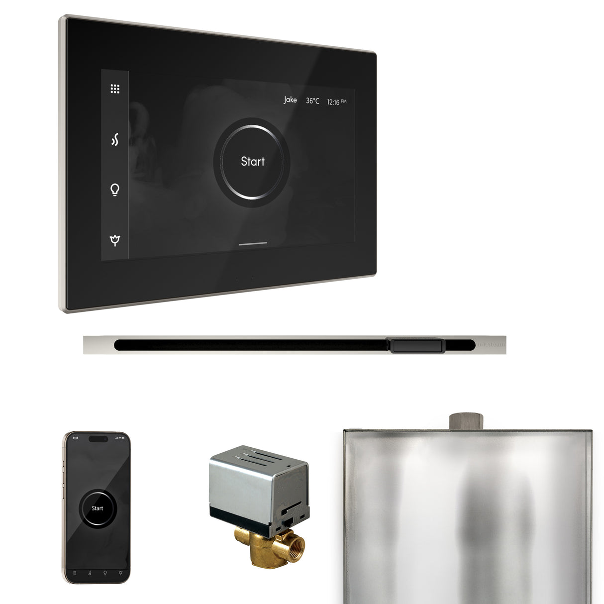 Mr.Steam Xbutler Linear Steam Shower Control Package