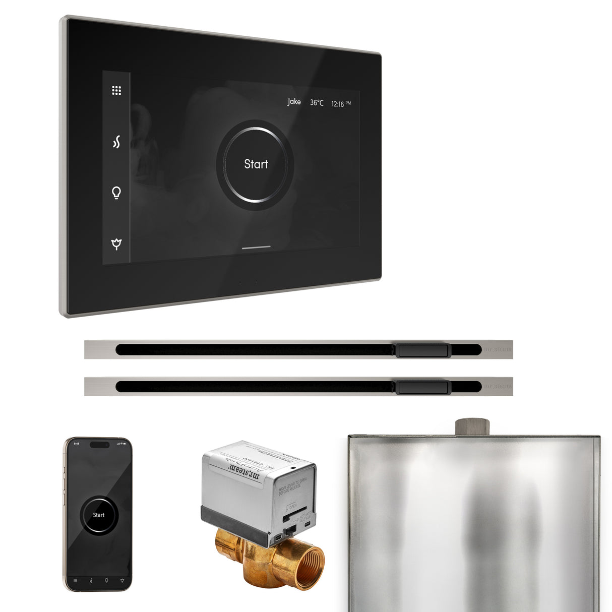 Mr.Steam XButler Max Linear Steam Shower Control Package
