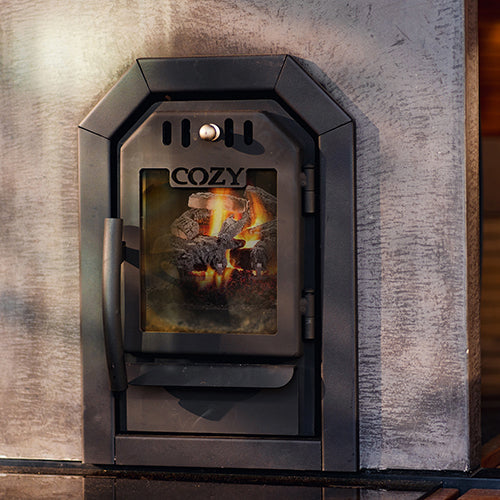 Cozy Heat OG Series Thru-Wall Wood Burning Sauna Heater Stove, 12kW