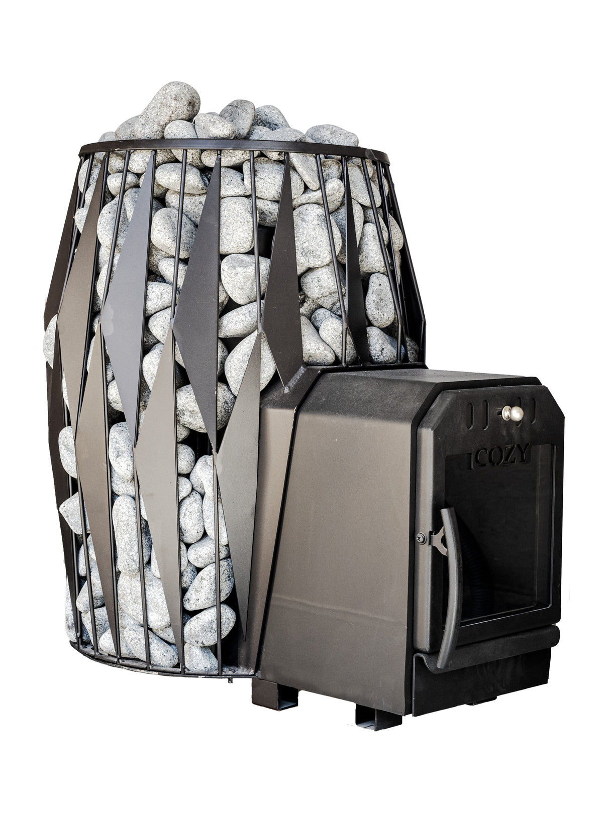 Cozy Heat OG Series Thru-Wall Wood Burning Sauna Heater Stove, 18kW