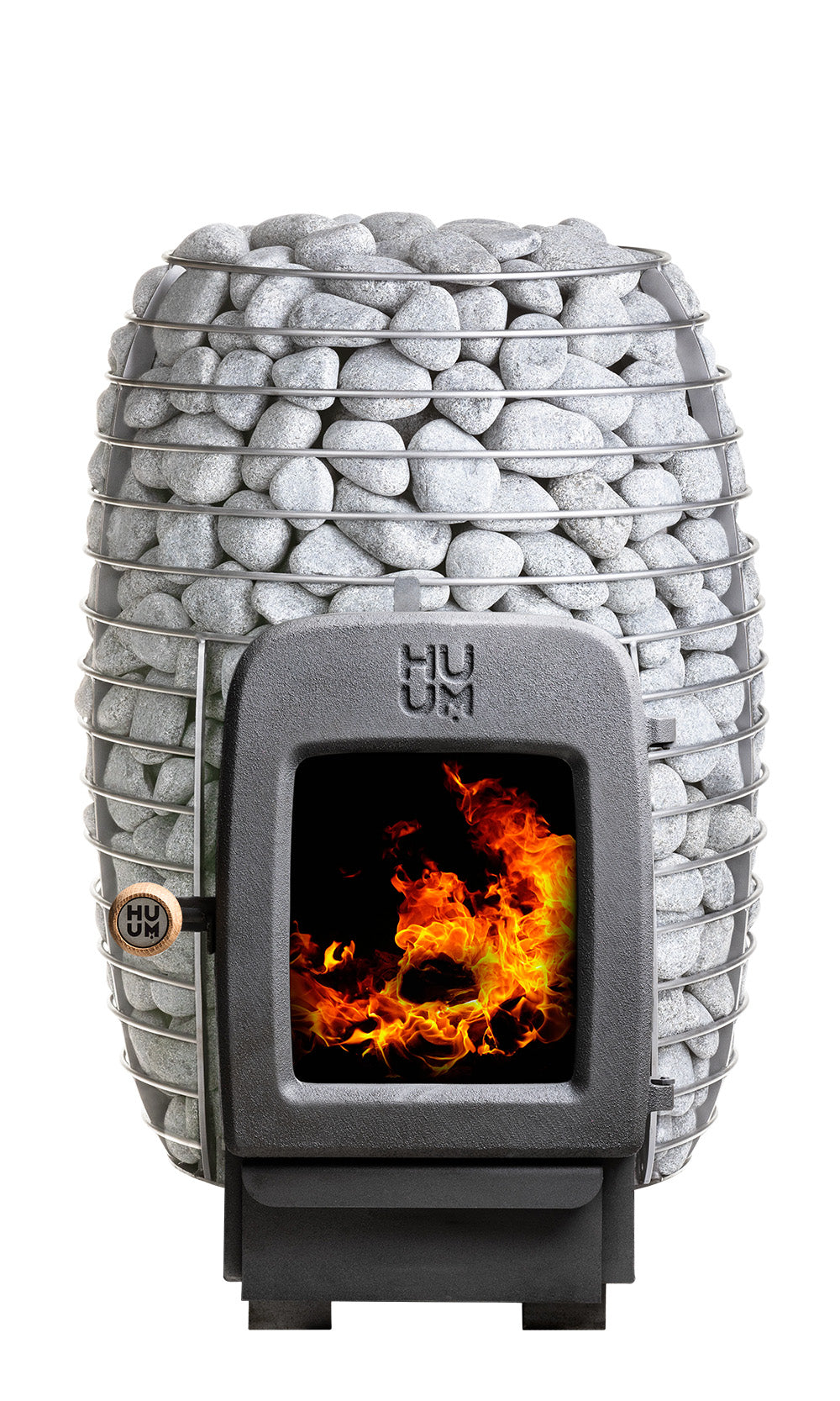 HUUM Hive Heat Wood-Fired Sauna Stove with Firebox Extension