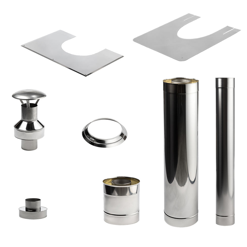 HUUM Sauna Barrel Wood Stove Chimney Kit