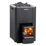 Harvia Pro Series Wood-Burning Sauna Stove With Optional Exterior Feed, 24kW