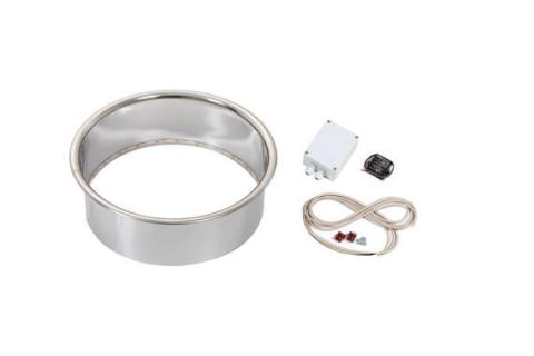 Harvia Embedding Flange w/ LED-Lighting for Cilindro Half Series Sauna Heaters