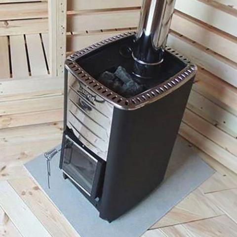 Harvia M Series Wood-Burning Sauna Stove With Optional Exterior Feed, 16.5kW