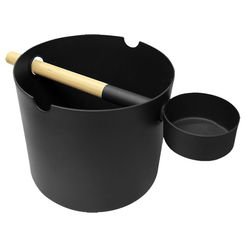 Kolo Premium Sauna Set - Aluminum Bucket & Bamboo Ladle