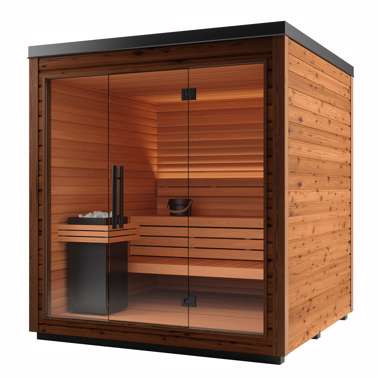 Auroom Mira L Outdoor Cabin Sauna, 5 Person