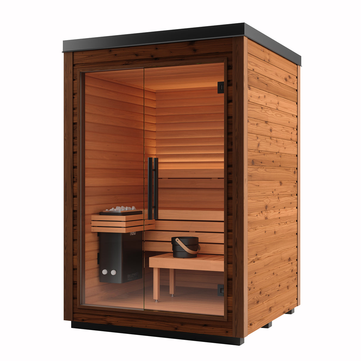 Auroom Mira S Outdoor Cabin Sauna, 2 Person