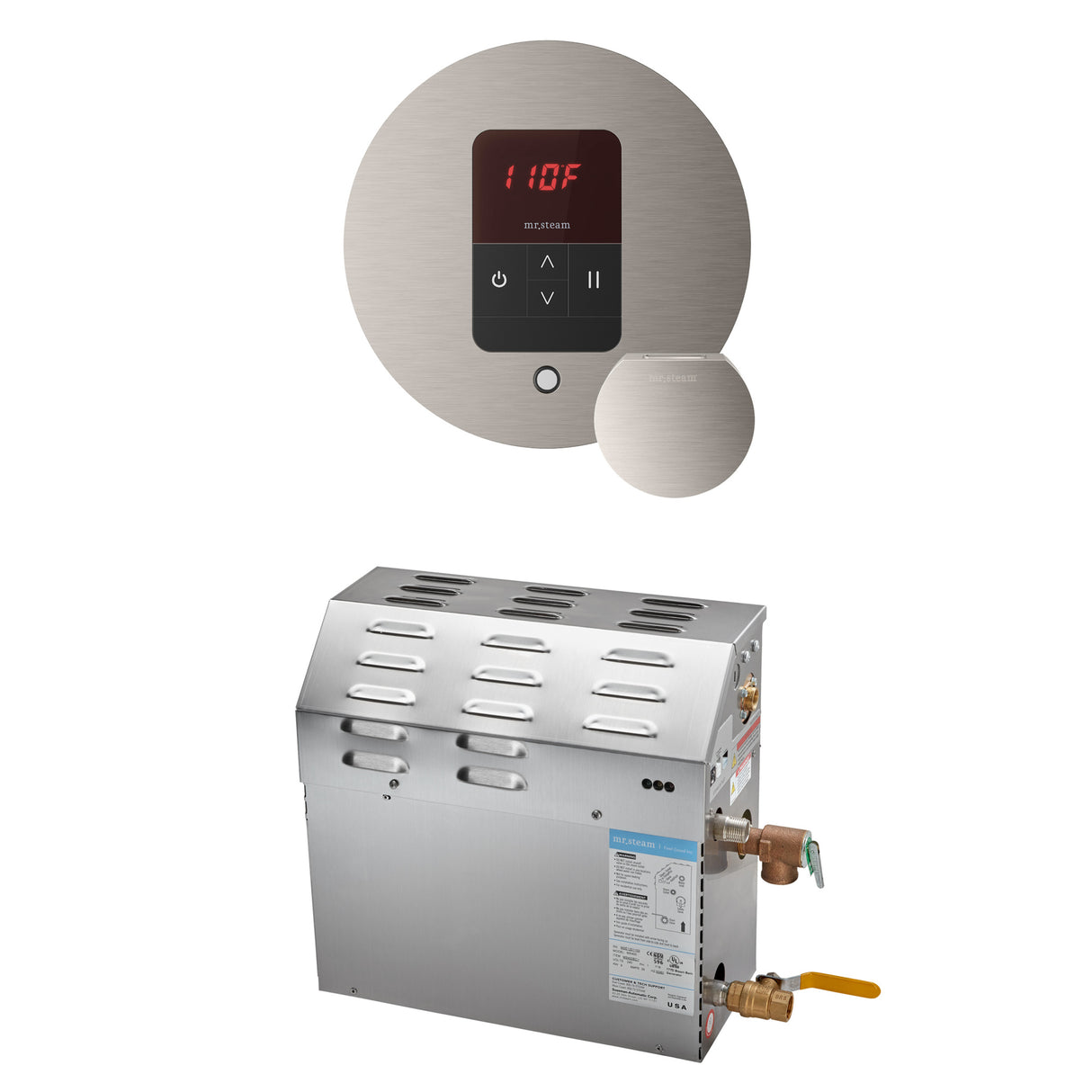 Mr.Steam MS Super Series Steam Shower Generator Package, 12kW