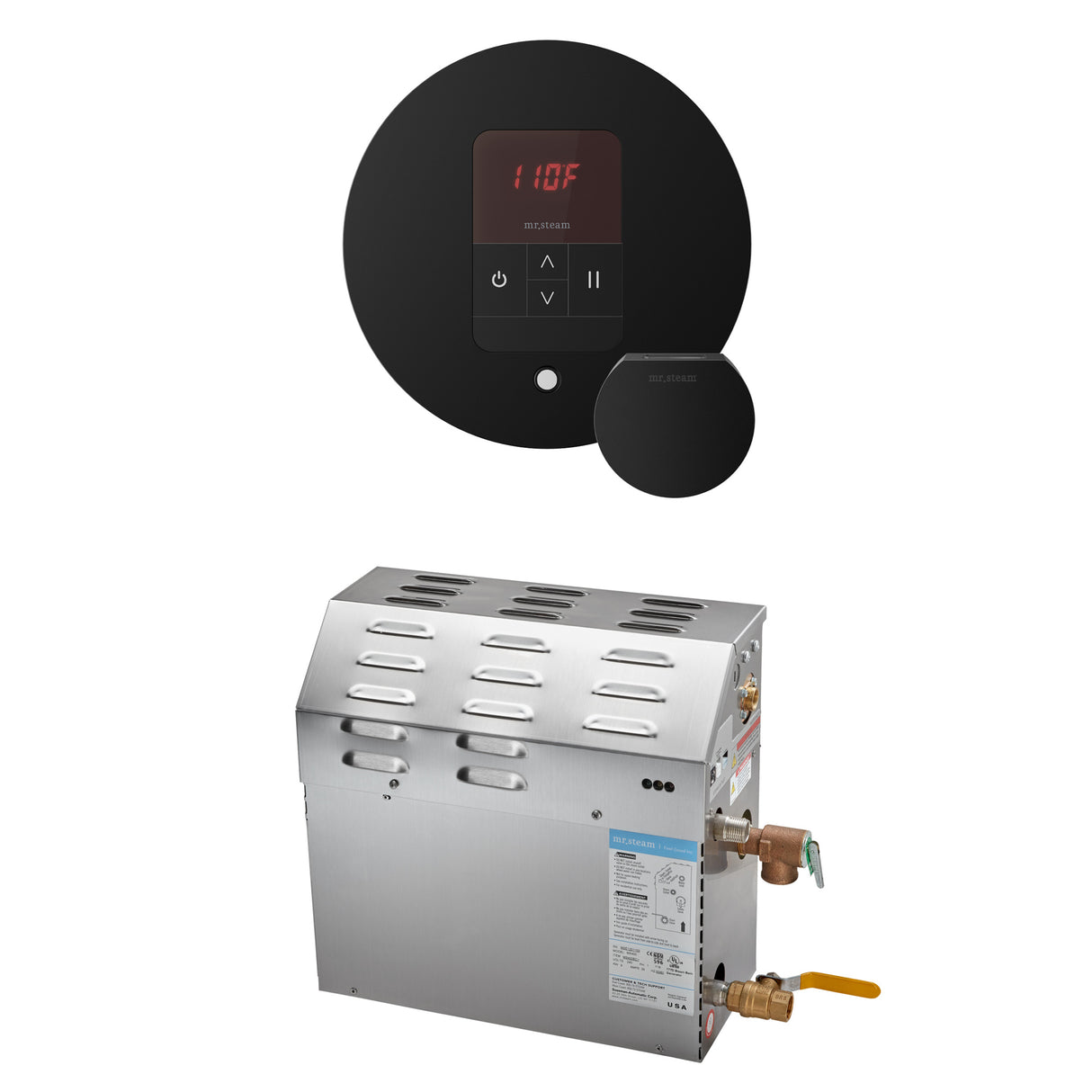 Mr.Steam MS Super Series Steam Shower Generator Package, 10kW