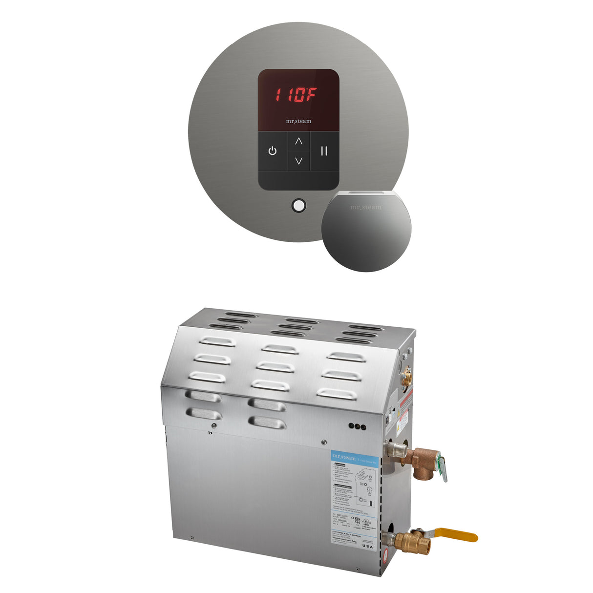 Mr.Steam MS Super Series Steam Shower Generator Package, 12kW