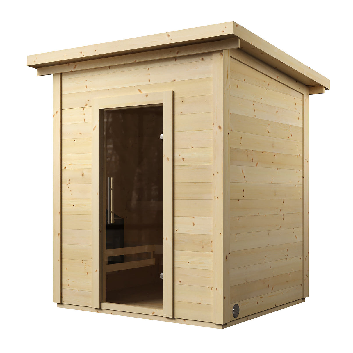 SaunaLife GARDEN Series G2 Outdoor Sauna, 4 Person