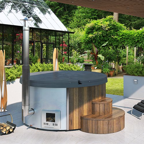 SaunaLife SOAK Series Wood Burning Hot Tub
