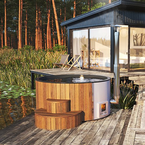 SaunaLife SOAK Series Wood Burning Hot Tub