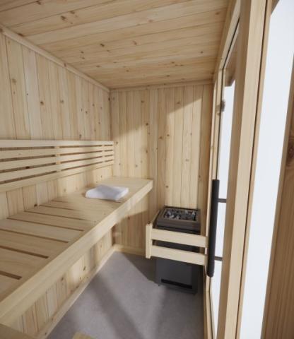 SaunaLife XPERIENCE Series Indoor Sauna, 2 Person