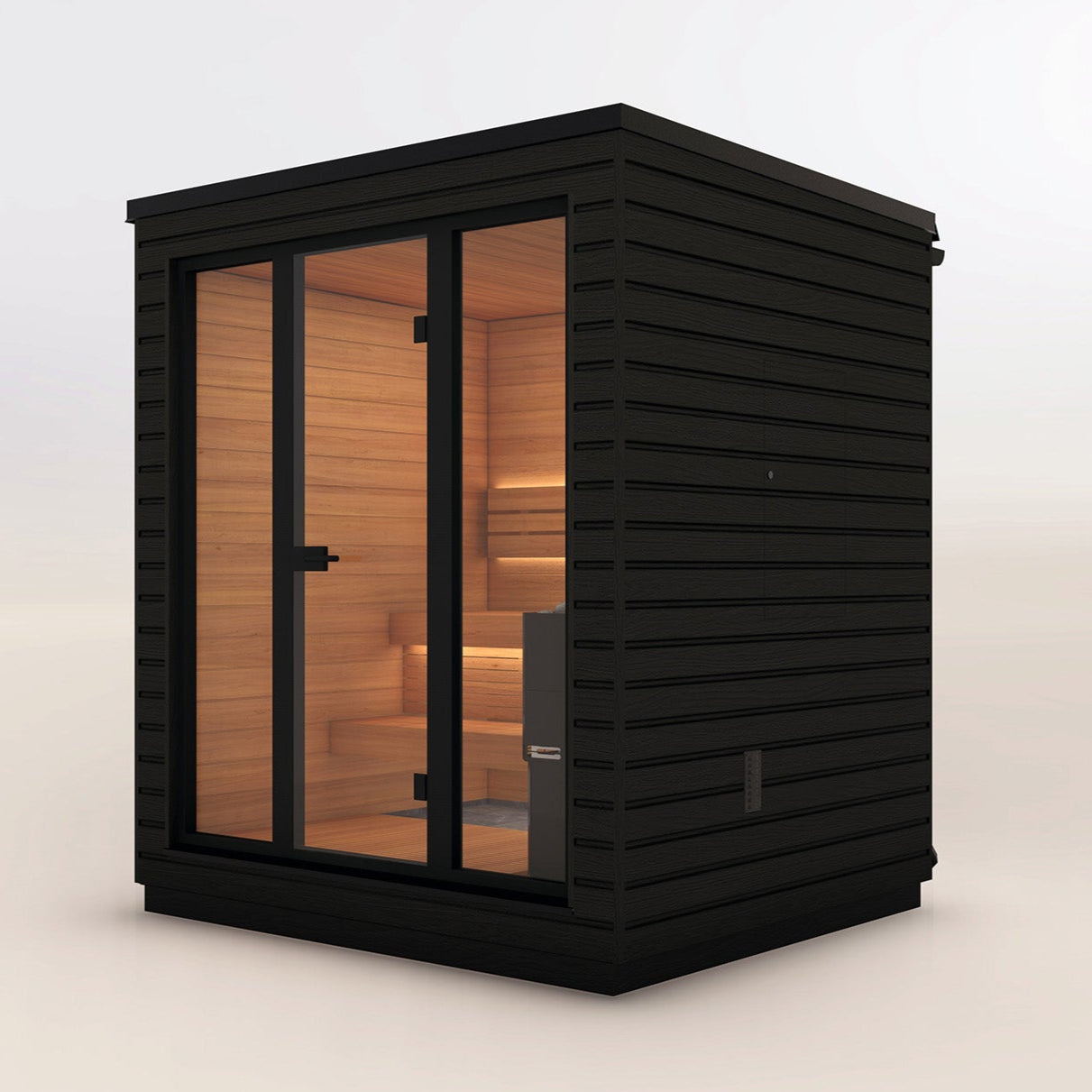 Saunum Classic Mini Outdoor Sauna, 3 Person