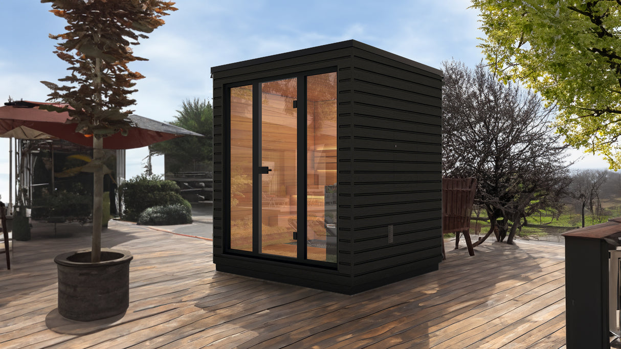 Saunum Classic Mini Outdoor Sauna, 3 Person