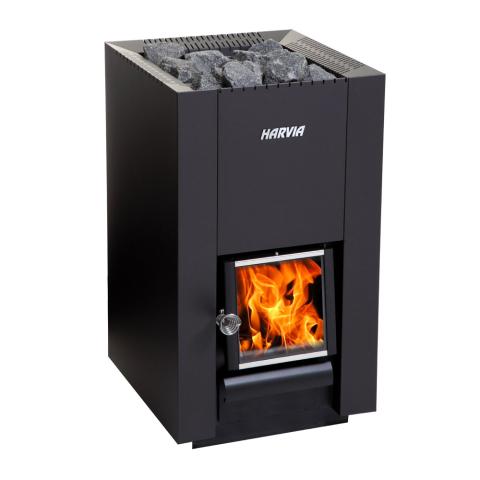 Harvia Linear Series 16 Wood Sauna Stove, 17.9kW