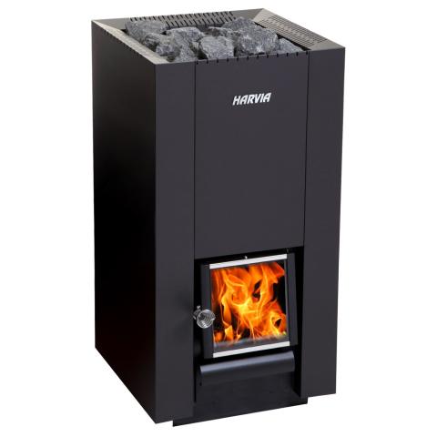 Harvia Linear Series 28 Wood Sauna Stove, 22kW