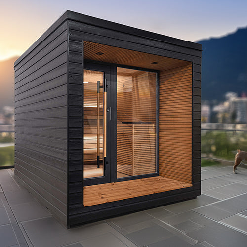Auroom Arti Modular Outdoor Sauna, 5 Person