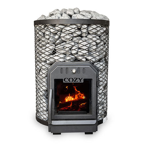 Cozy Heat O Series Wood Burning Sauna Heater Stove, 18kW