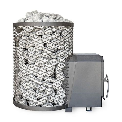 Cozy Heat O Series Thru-Wall Wood Burning Sauna Heater Stove, 18kW