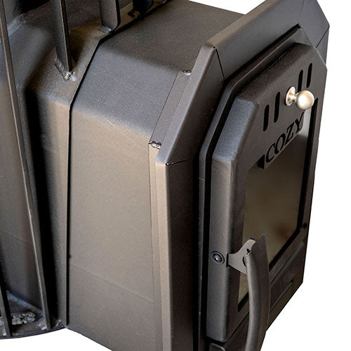 Cozy Heat SW Series Thru-Wall Wood Burning Sauna Heater Stove, 18kW