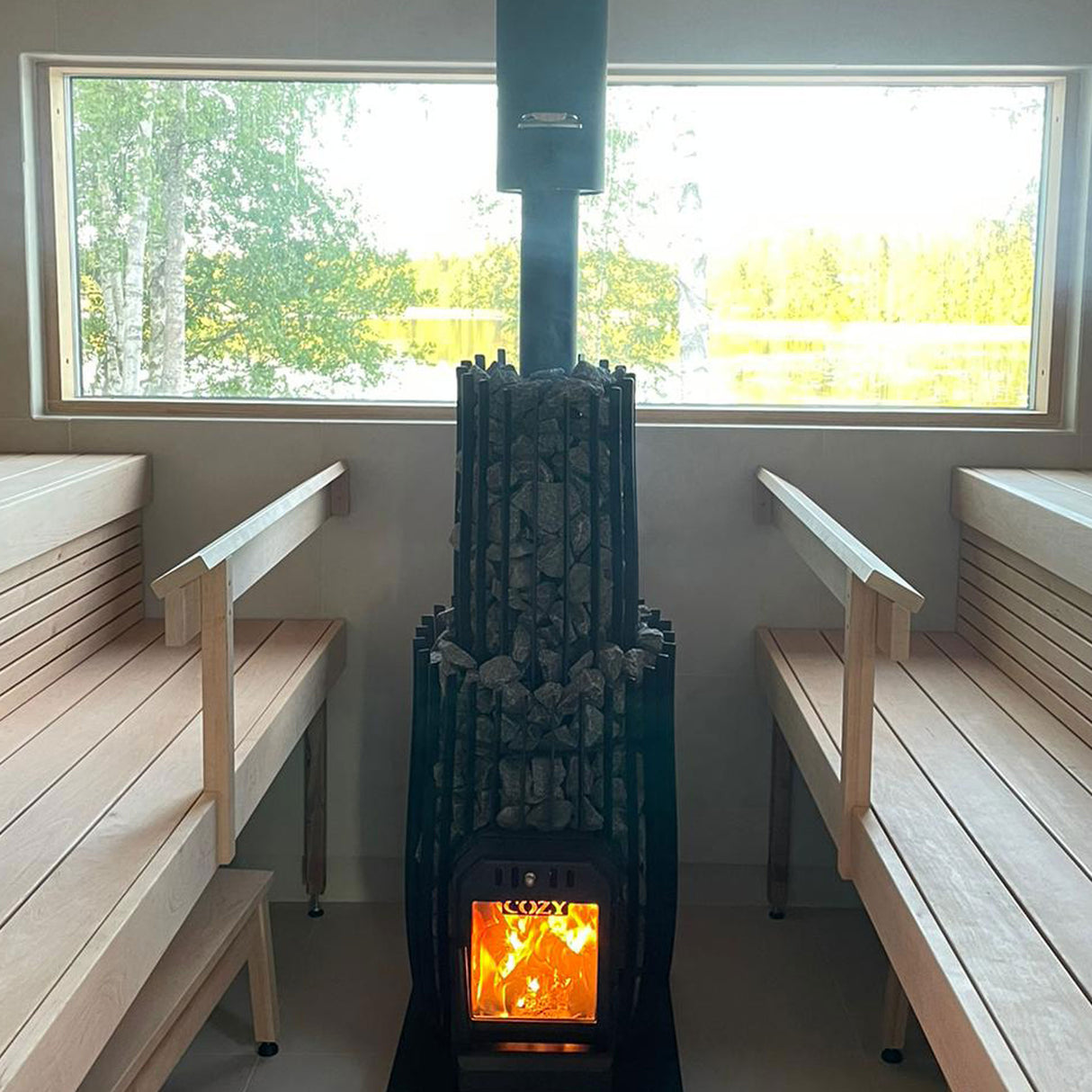 Cozy Heat SW Series Sauna Chimney Cover