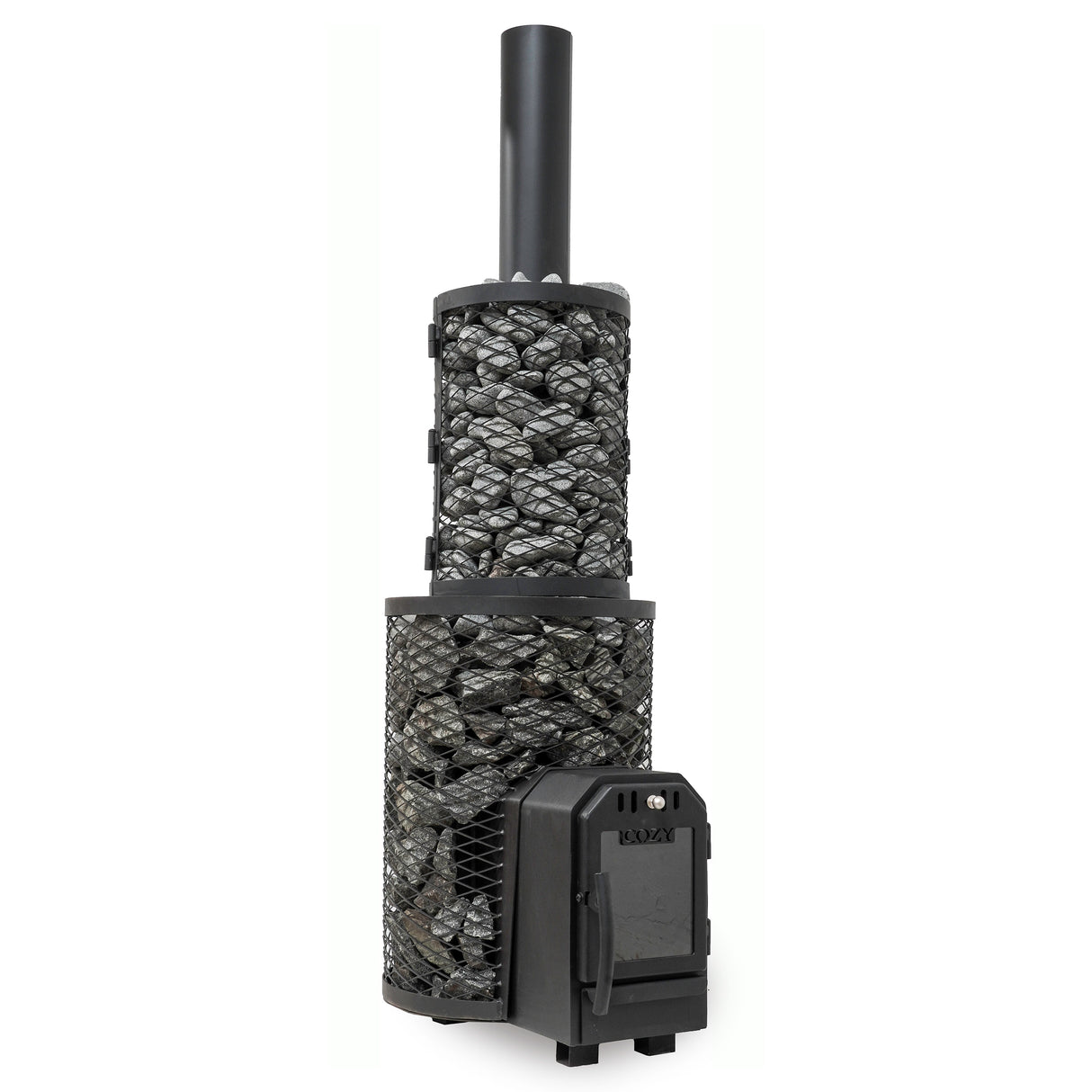 Cozy Heat O Series Thru-Wall Wood Burning Sauna Heater Stove, 18kW