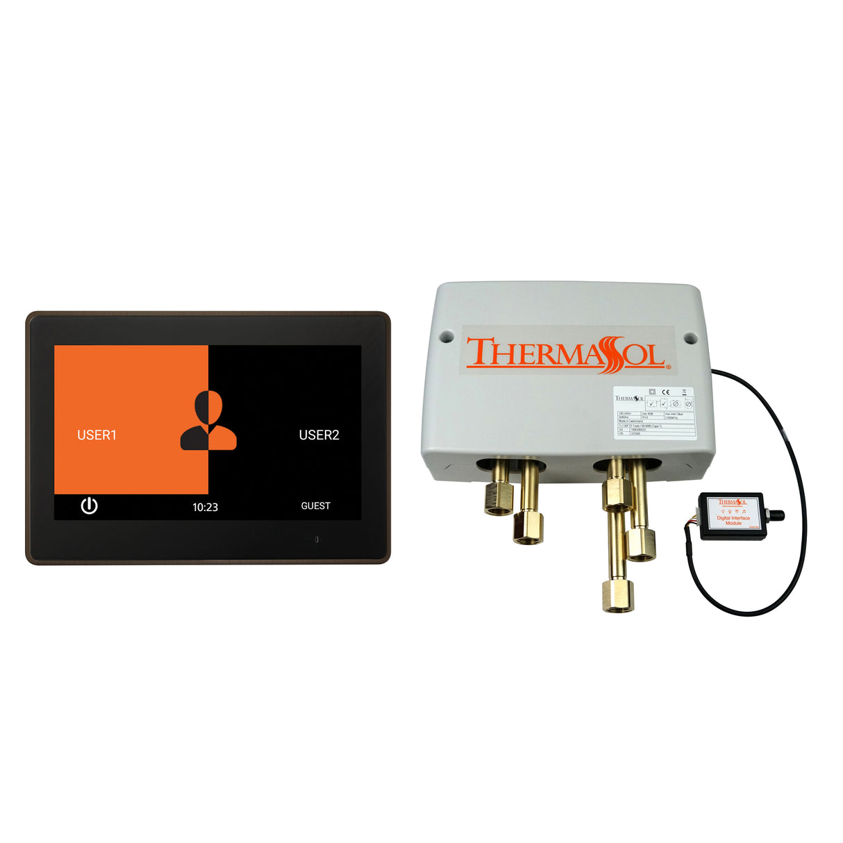 ThermaSol ThermaTouch 10" Control and Digital Valve Shower Package