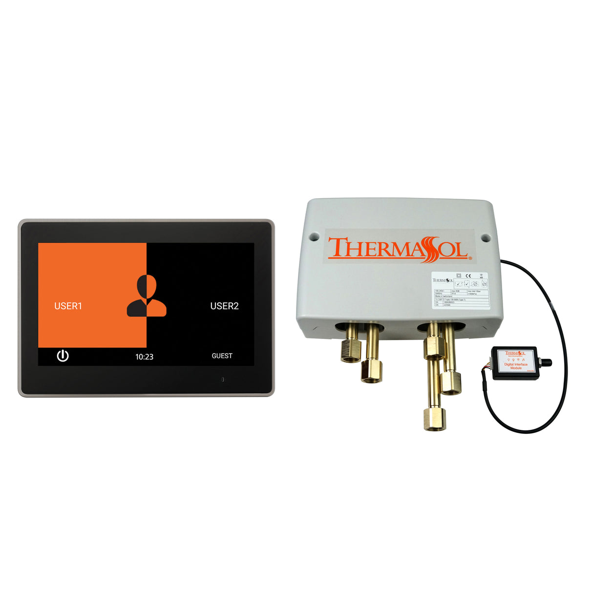 ThermaSol ThermaTouch 10" Control and Digital Valve Shower Package